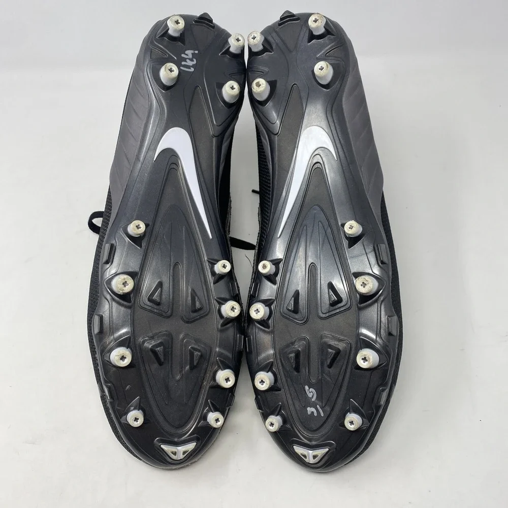 Nike Alpha Pro 2 Mid TD Football Cleats 719927-010‎ MSRP $95 Men's Size 15